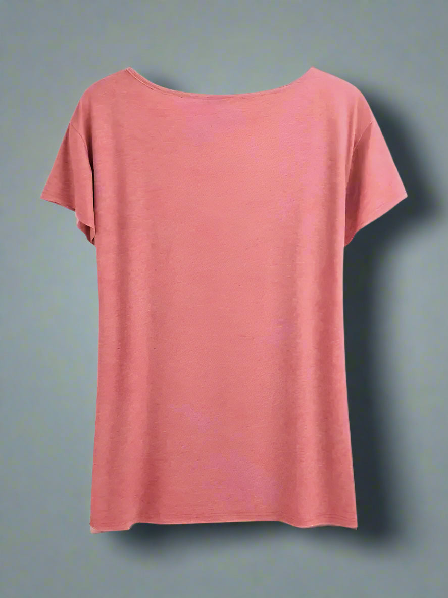 Round Neck Graphic Short Sleeve T-Shirt