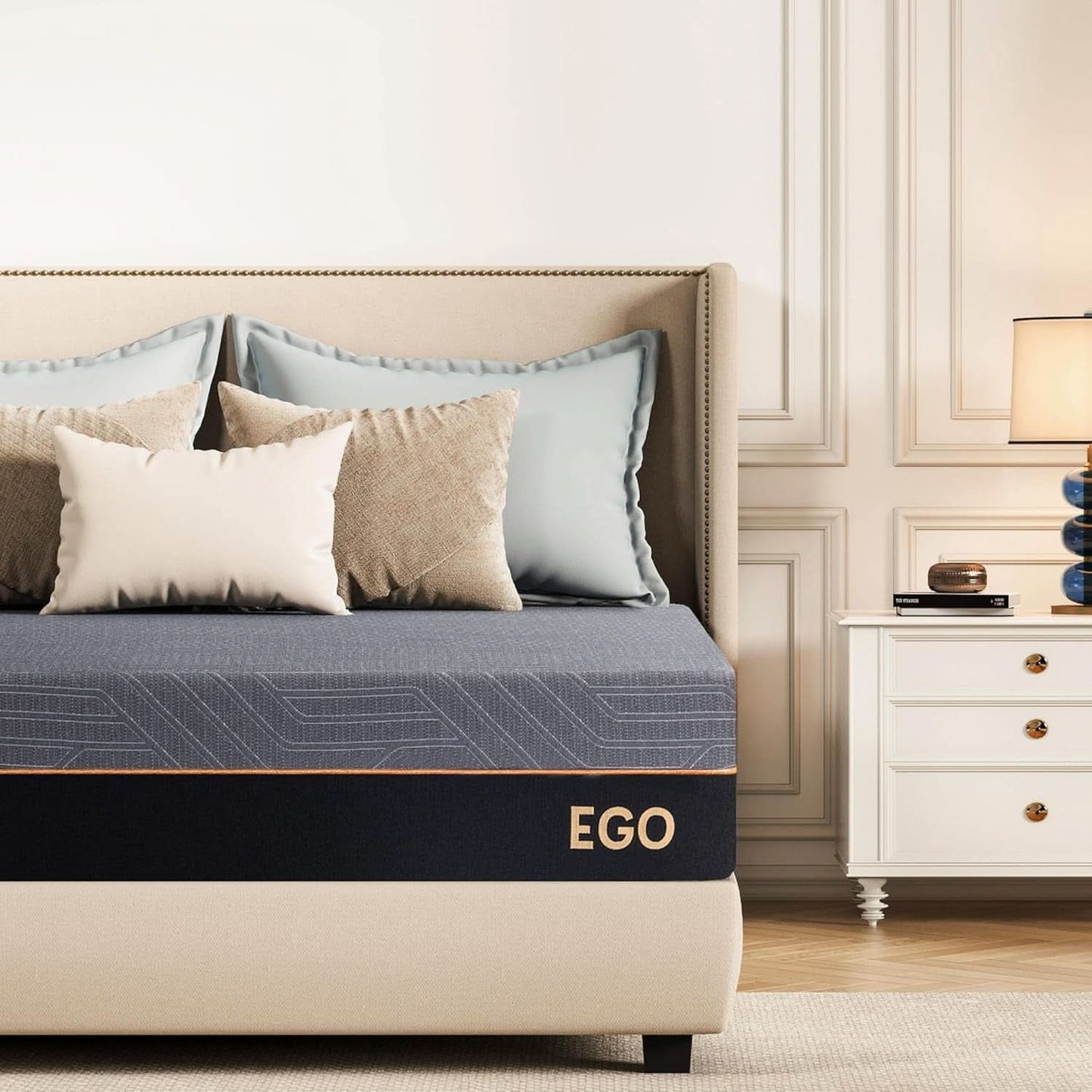 King Memory Foam Mattress Bed In A Box Cooling Gel Comfort