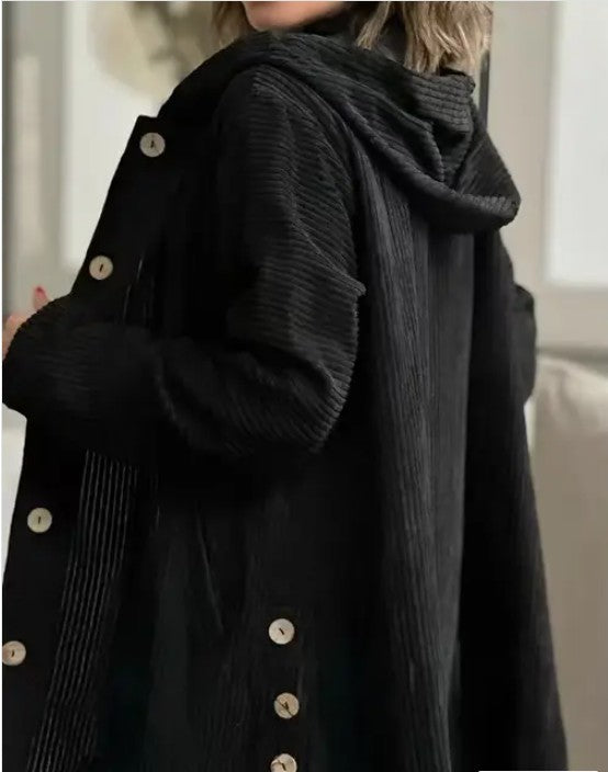 Corduroy Hooded Jacket