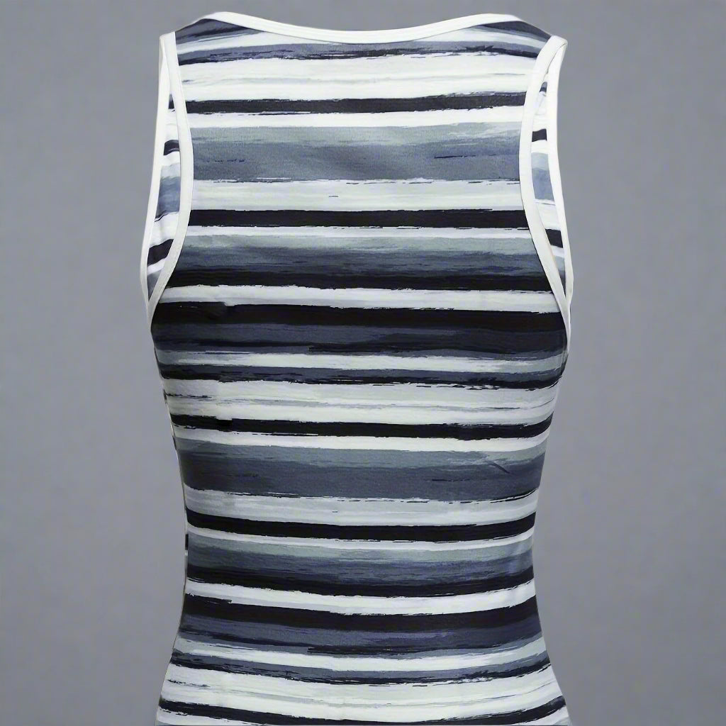 Women’s V‑Neck Striped Camisole Vest
