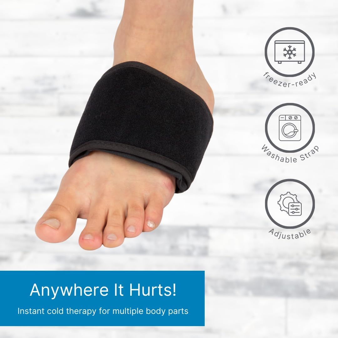 NatraCure Cold Therapy Wrap (Regular) with 14" Strap - 2 Pack