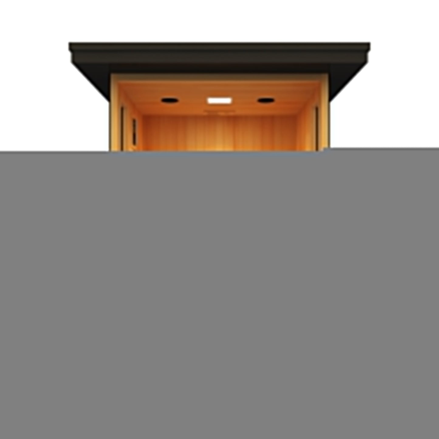 Peak Saunas Patagonia 2-Person Outdoor Full Spectrum Infrared Sauna with XL Medical-Grade Red Light Therapy and Smart WiFi App Control