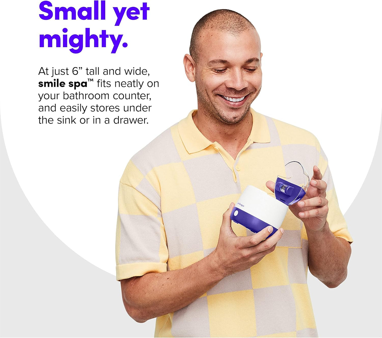 SmileDirectClub Smile Spa Ultrasonic and UV Cleaning Machine for Alingers, Retainers, Toothbrush Heads, and More