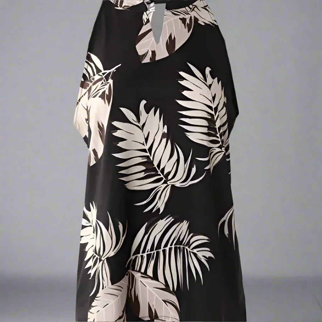 Women’s V-Neck Printed Off-Shoulder Vest Top