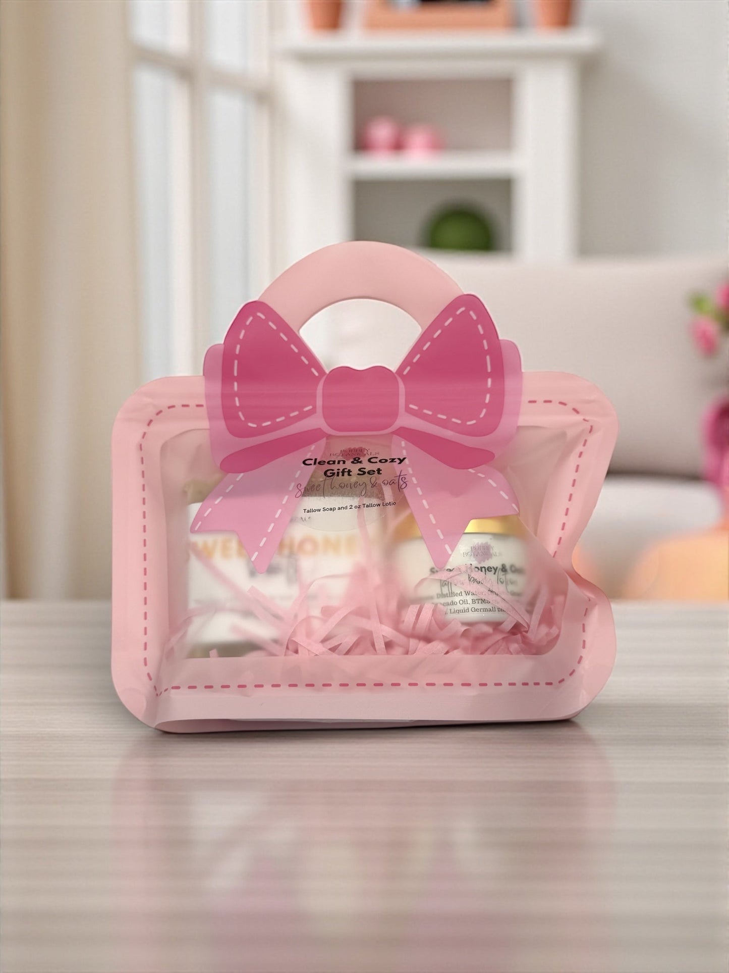 Clean and Cozy Tallow Gift Set – Natural Soap and Lotion
