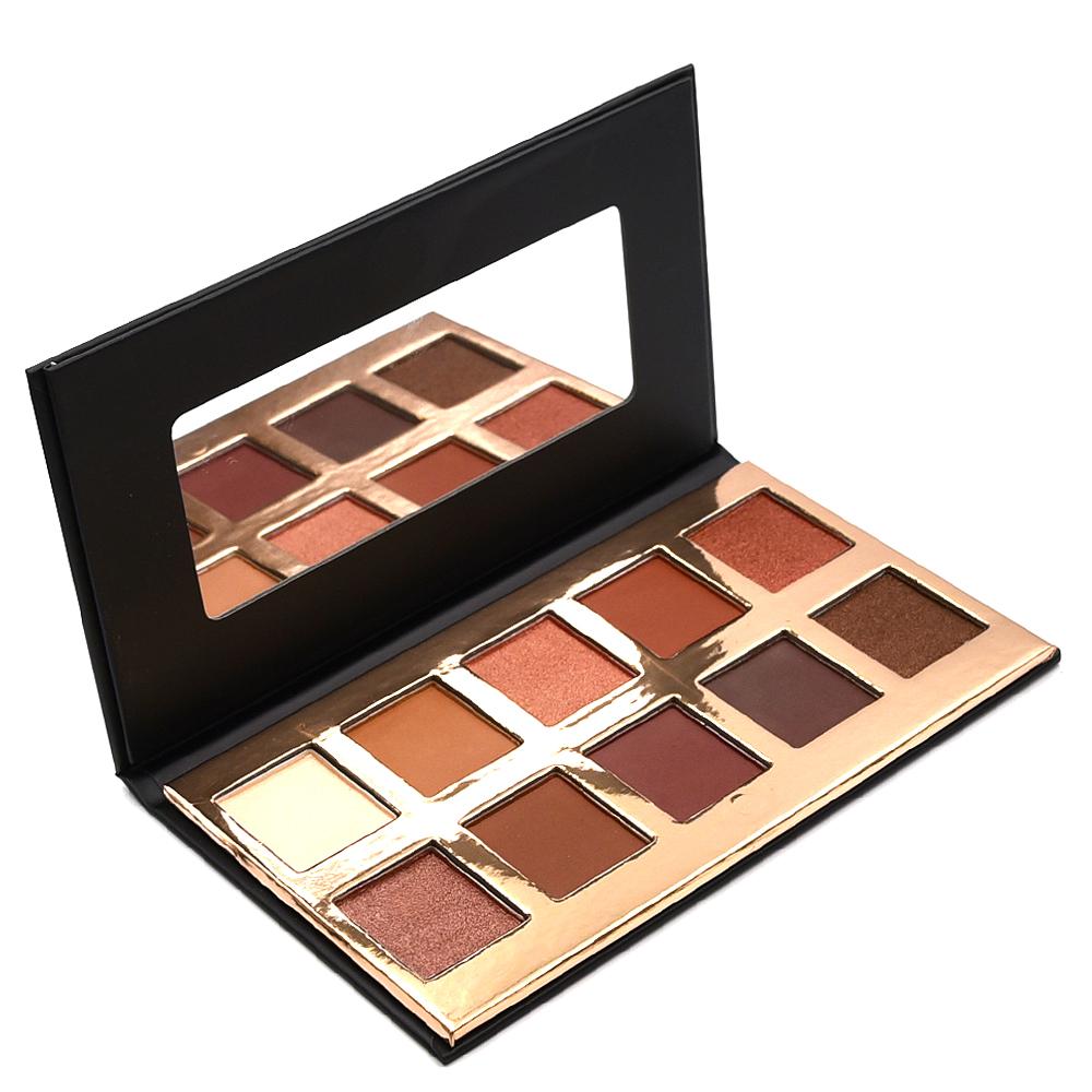 Crown Pro 10 Color Fuego Collection with warm, fiery matte and shimmer shades for bold eye makeup looks.