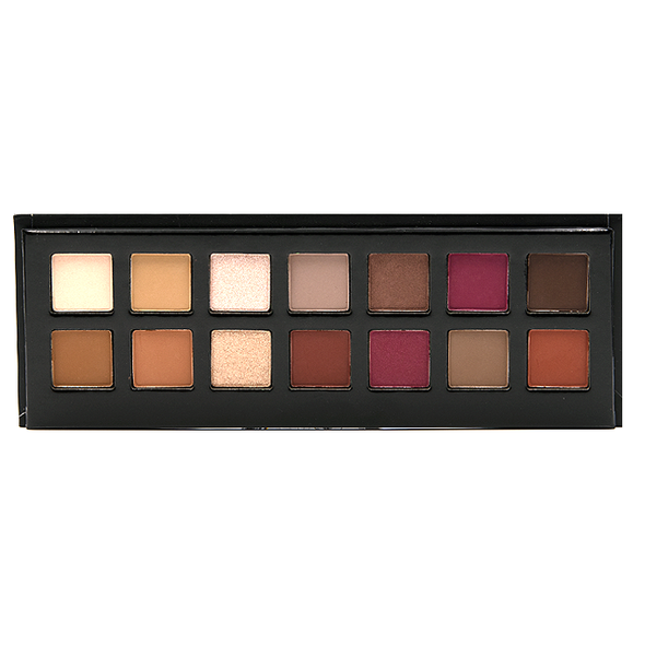 Go2 MODERN FAIRYTALE - GES07 eyeshadow palette with 14 neutral to berry shades in matte, shimmer, and foiled finishes for versatile looks