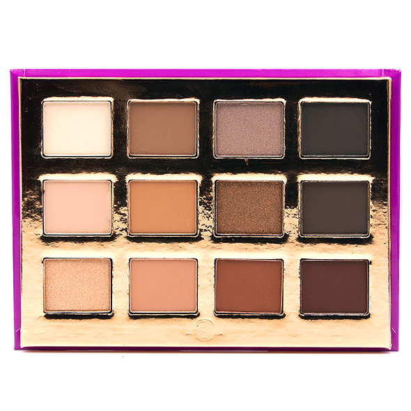 Go2 JAMOCHA - GES09 eyeshadow palette with warm-toned matte and shimmer shades, ideal for versatile eye looks.