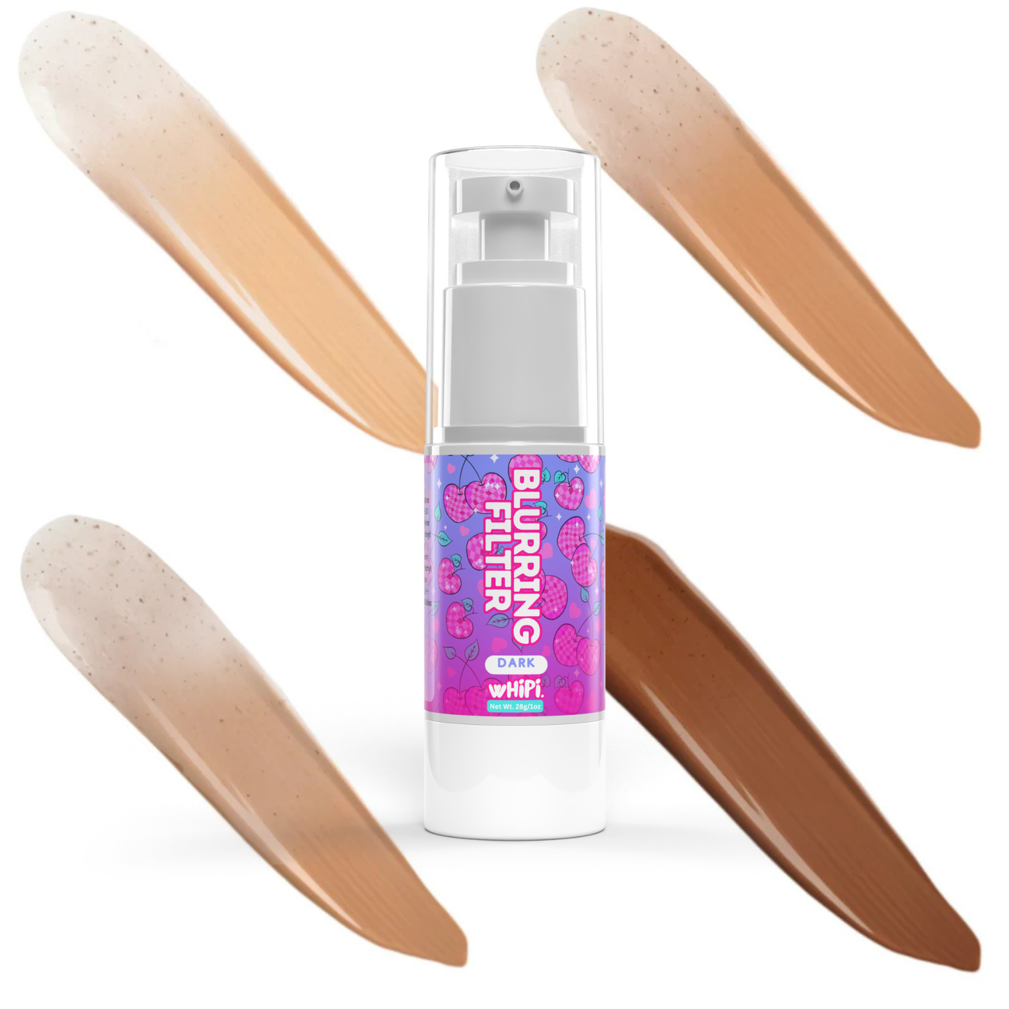 Blurring Filter Tinted Moisturizer in various shades for smoothing skin tone and achieving a flawless makeup base.