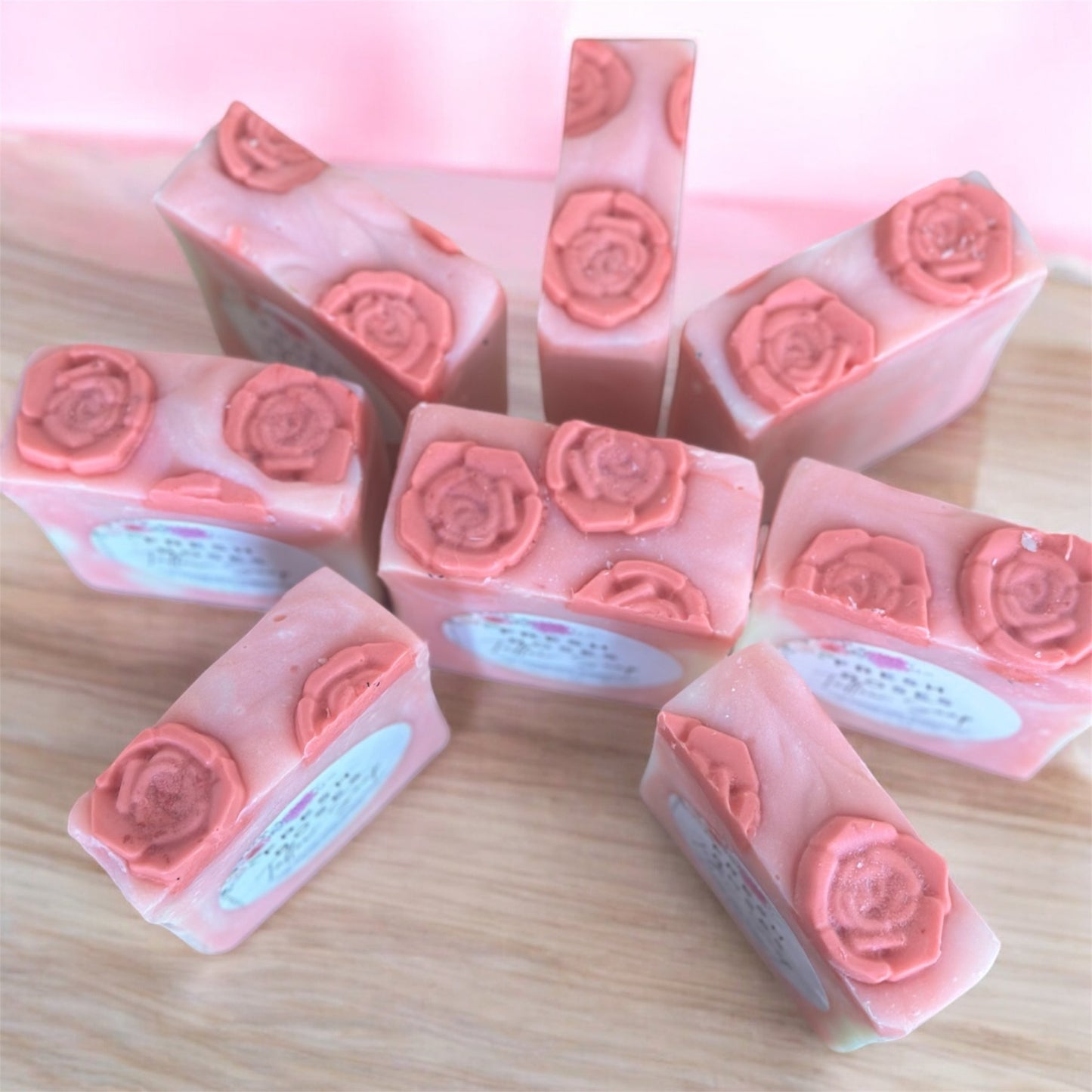 Handcrafted Tallow Soap - Fresh Roses | Romantic, Floral Scent
