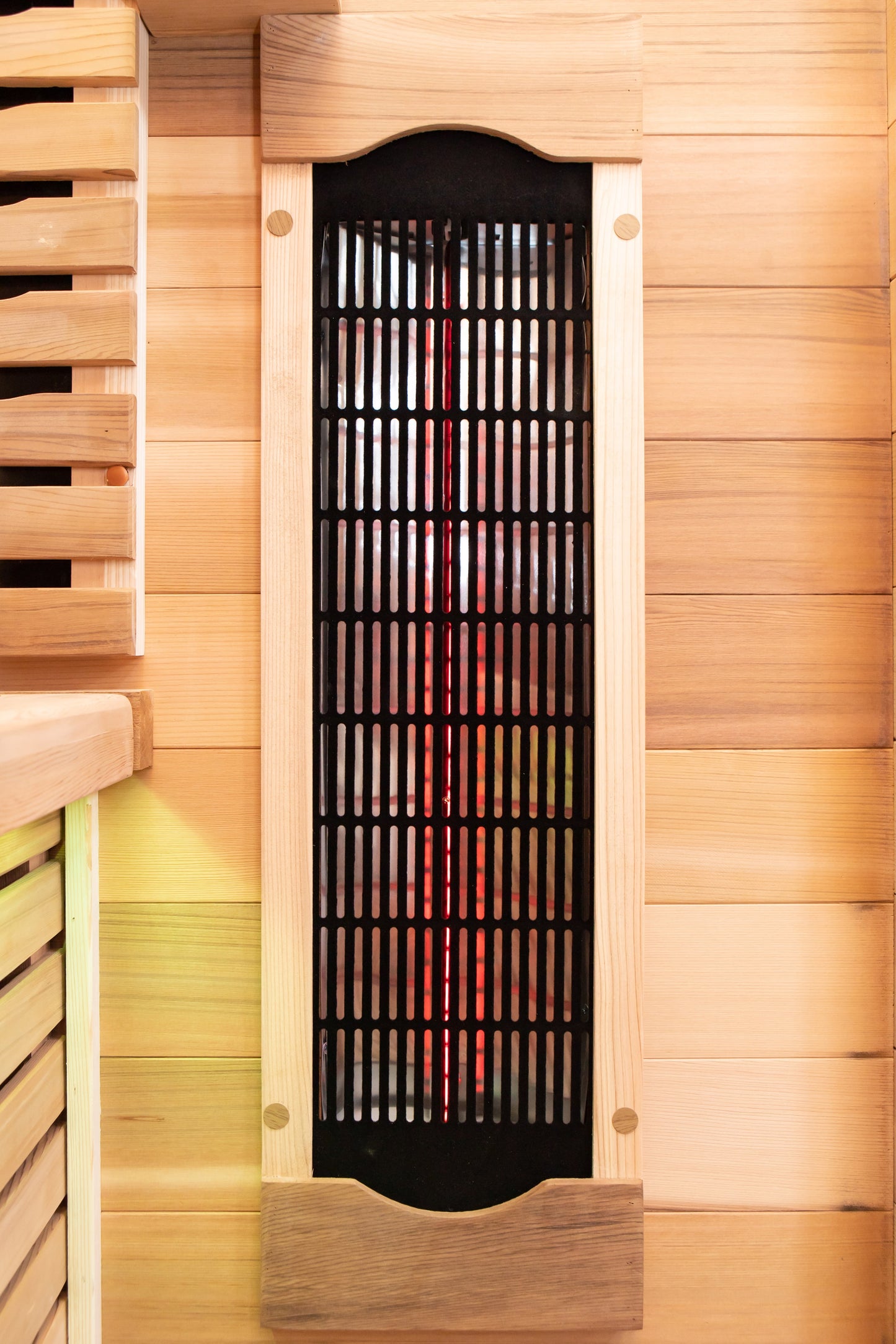 Peak Saunas Rainier 1-Person Full Spectrum Infrared Sauna with XL Medical-Grade Red Light Therapy & Smart WiFi App Control