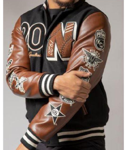 Negro League Brown Varsity Jacket