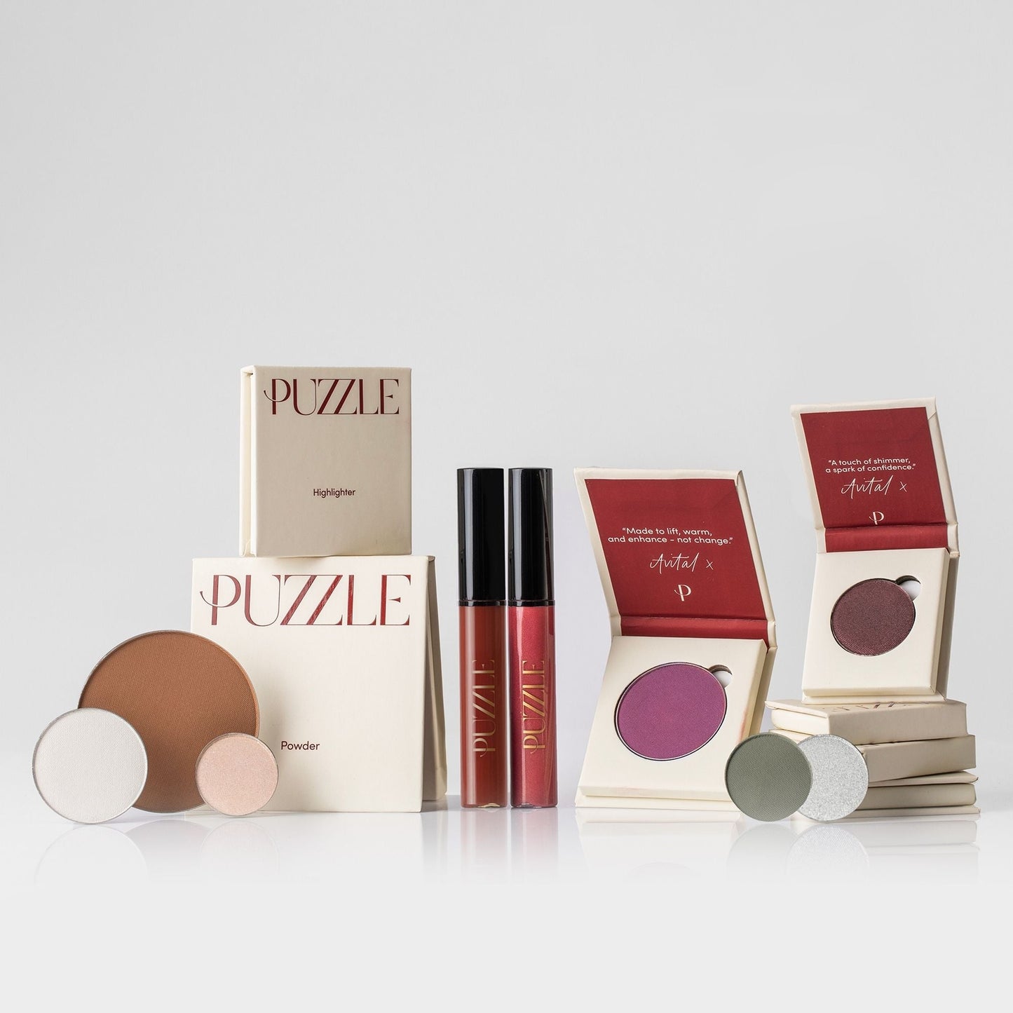 Sexy Glam Kit featuring sultry and radiant makeup products including eyeshadow, lipstick, and highlighter, designed to turn heads.