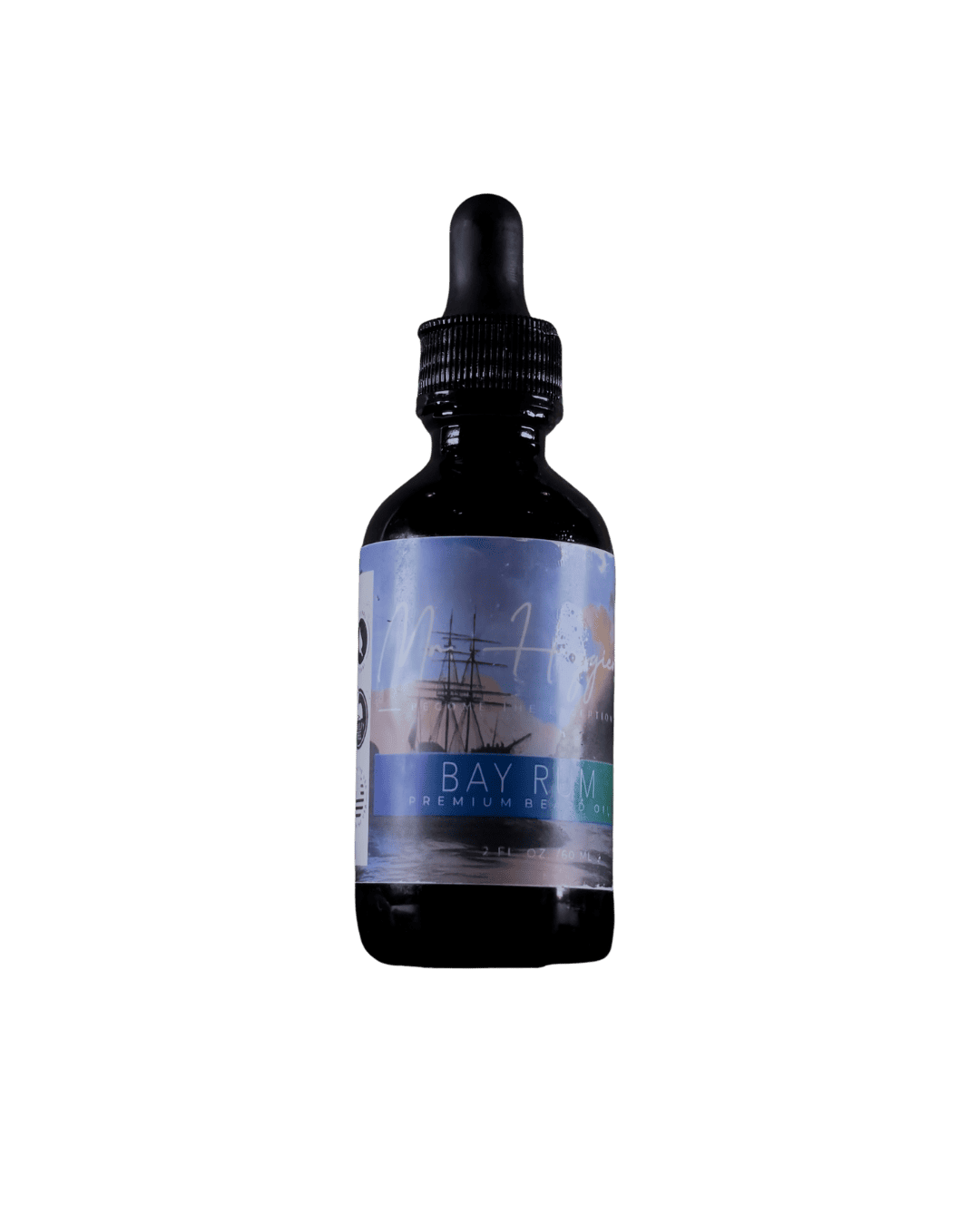 Bay Rum Beard Oil – Classic Scent, Bold Control in a 1 oz bottle for nourishing and hydrating beard care.