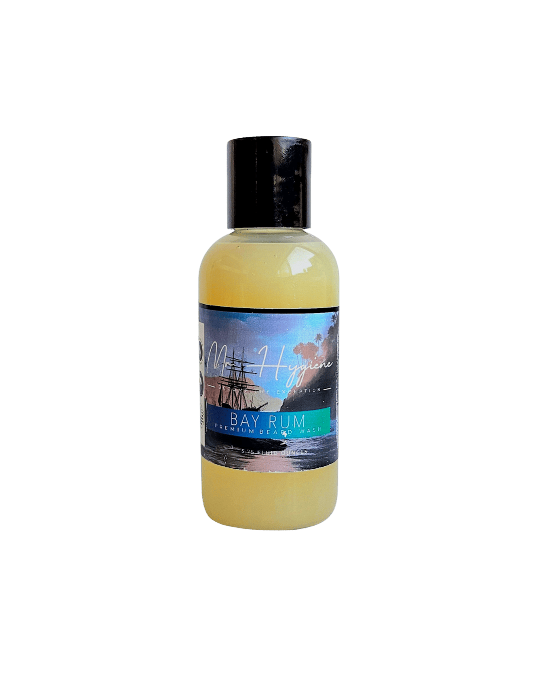 Bay Rum Beard Wash – Bold Scent, Clean Beard Routine bottle with label, showcasing a classic and refreshing beard care product.