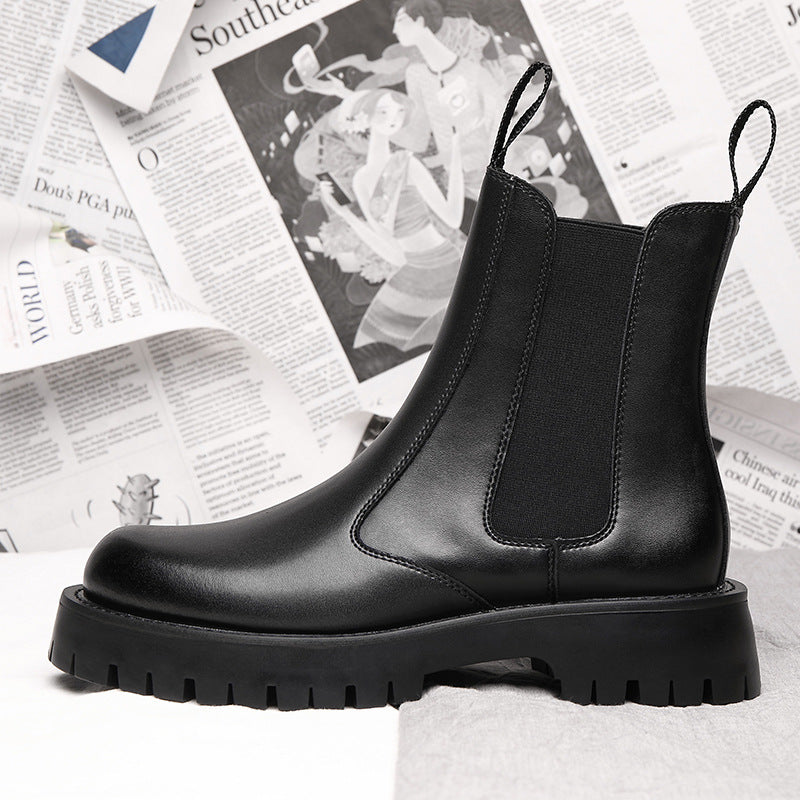 Fleece-Lined Winter Boots – Warm Outdoor Streetwear