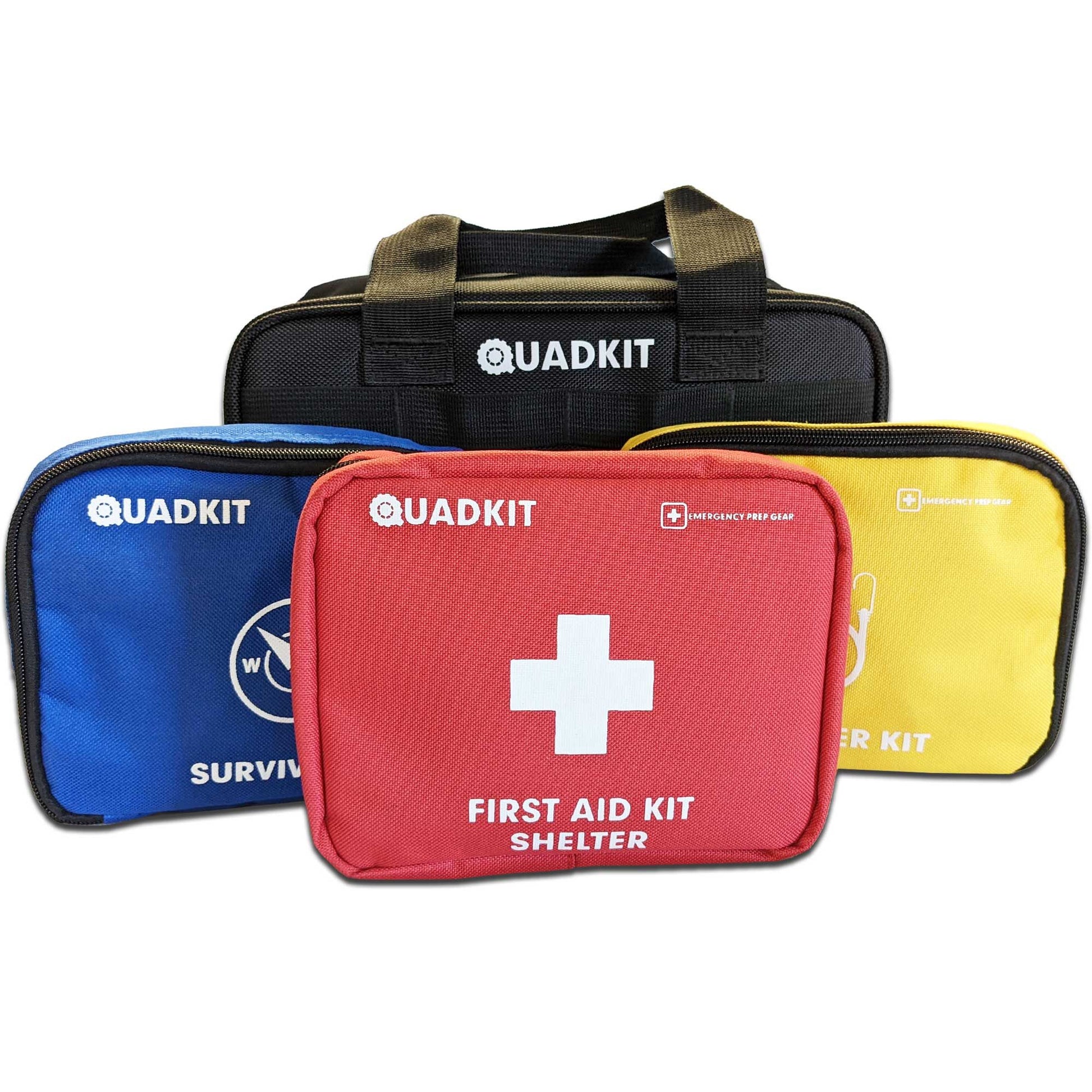 ATV Emergency Kit Off-Road with specialized survival, first aid, and repair kits by QUADKIT.
