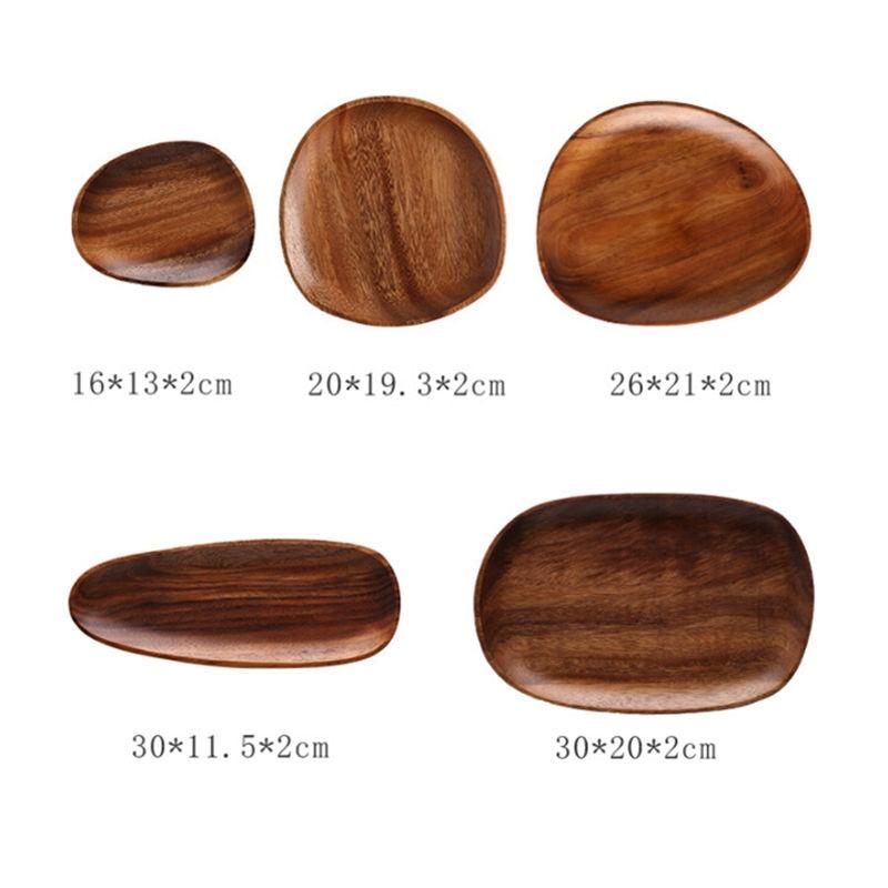Mateo Oval Wood Board Set 5-Piece showcasing various sizes with smooth, handcrafted wood finish for serving artisan foods.