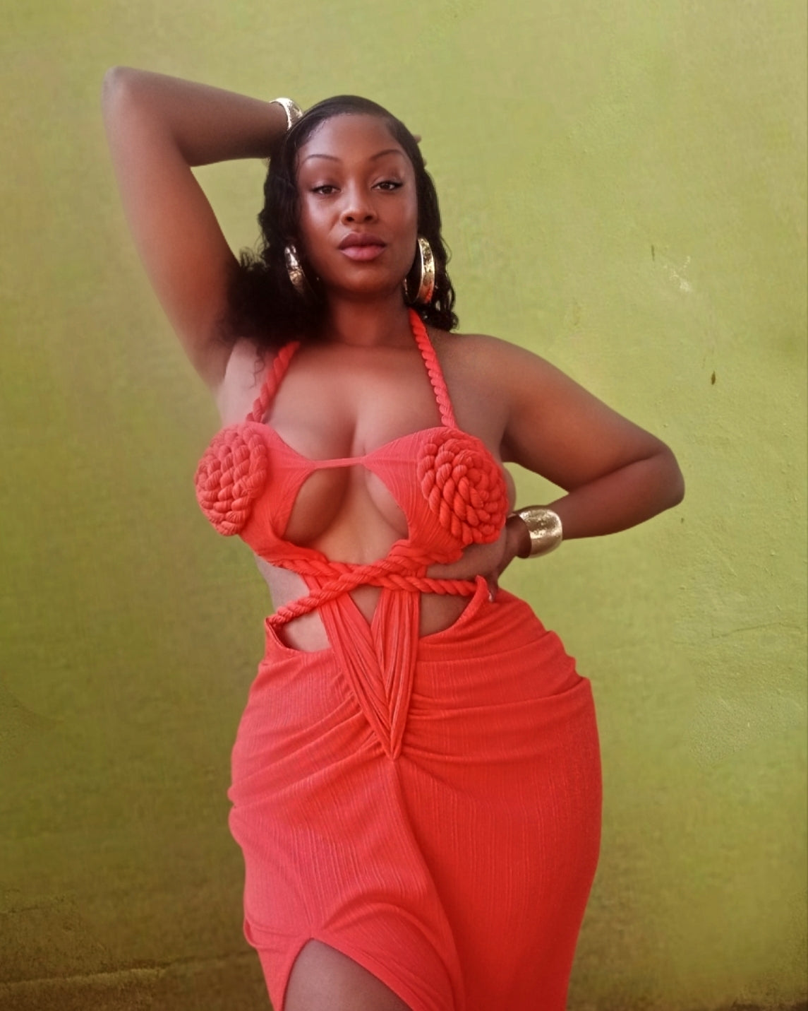 TIED TO TEMPTATION | HALTER DRESS