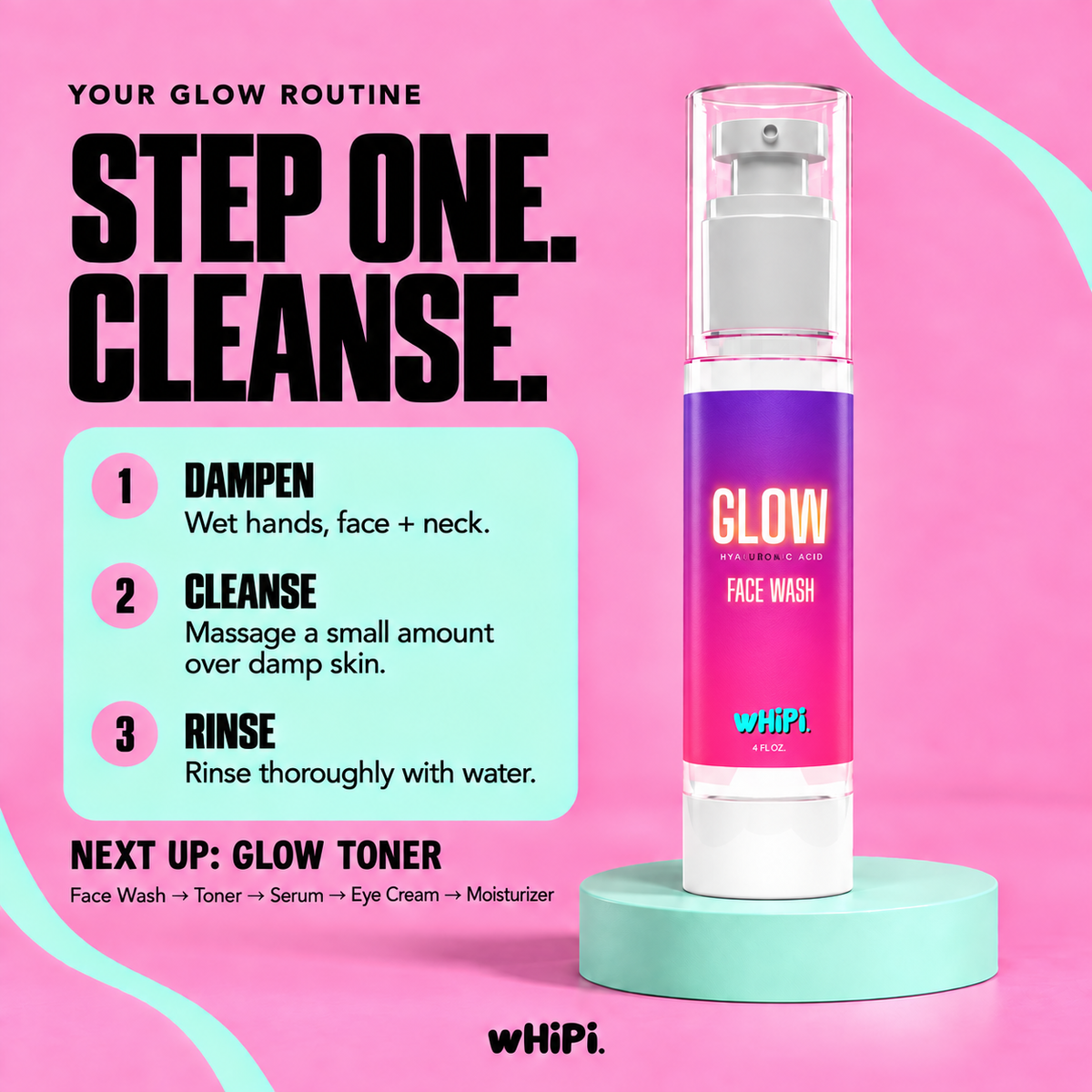 GLOW Hyaluronic Face Wash