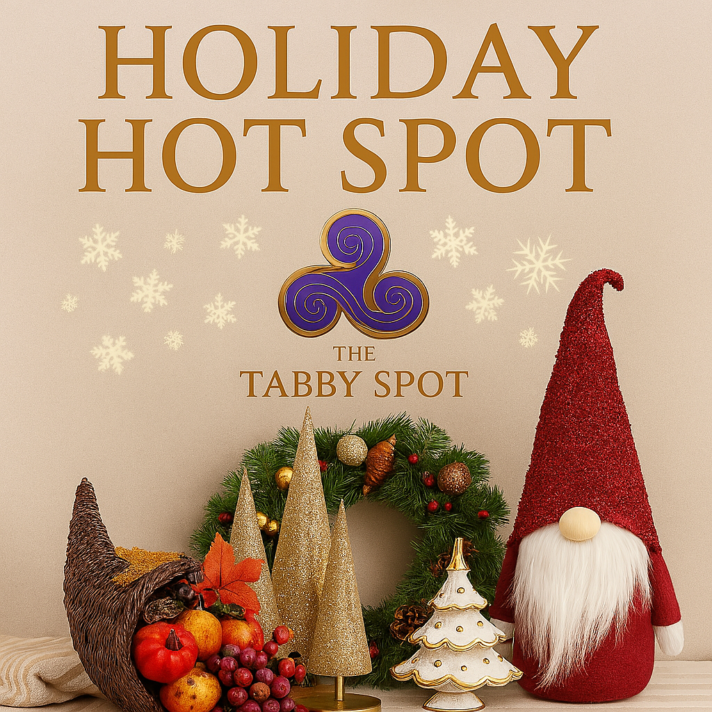 Holiday Hot Spot collection features festive indoor and outdoor decor including wreaths, gnomes, and cornucopias for a cozy ambiance.