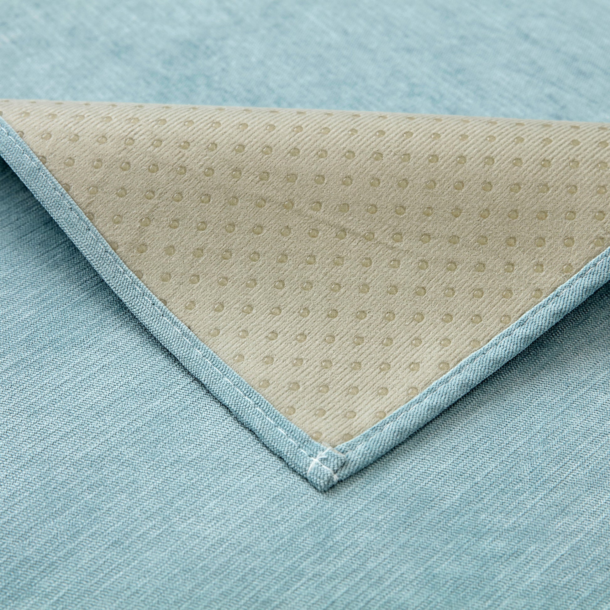 Waterproof Non-Slip Quilted Corduroy Sofa Covers for Pets, Sectional Couch Covers showing non-slip backing detail.
