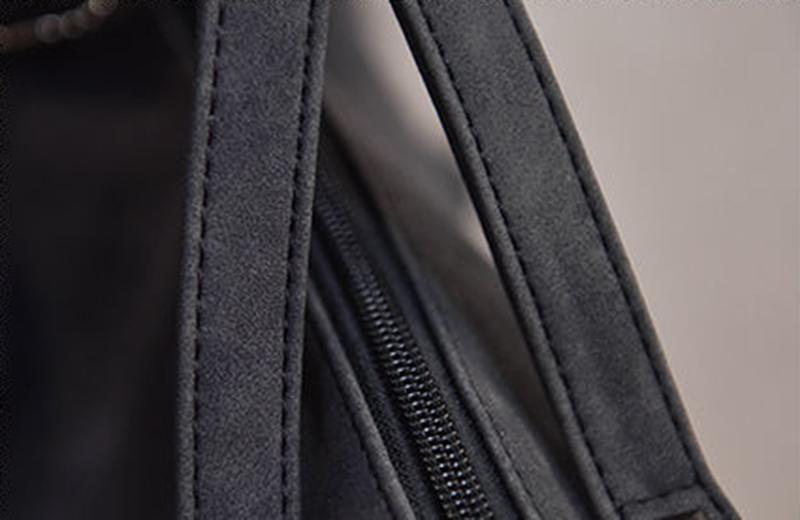 Close-up detail of Rustic Charm Leather Shoulder Bag – Stylish Cowgirl Handbag showing stitching and handle quality.