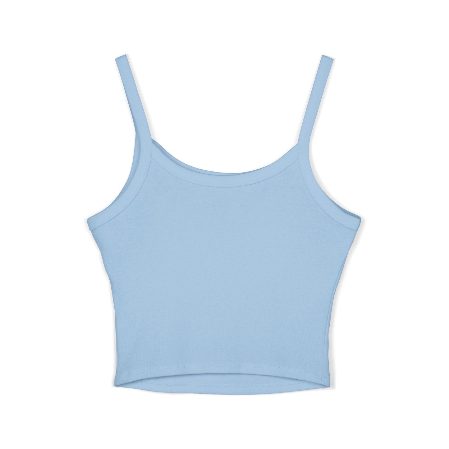 Light blue Will Work for Shots Womens Spaghetti Strap Tank Top for bartenders and waitresses, stylish and comfortable for work or fun.