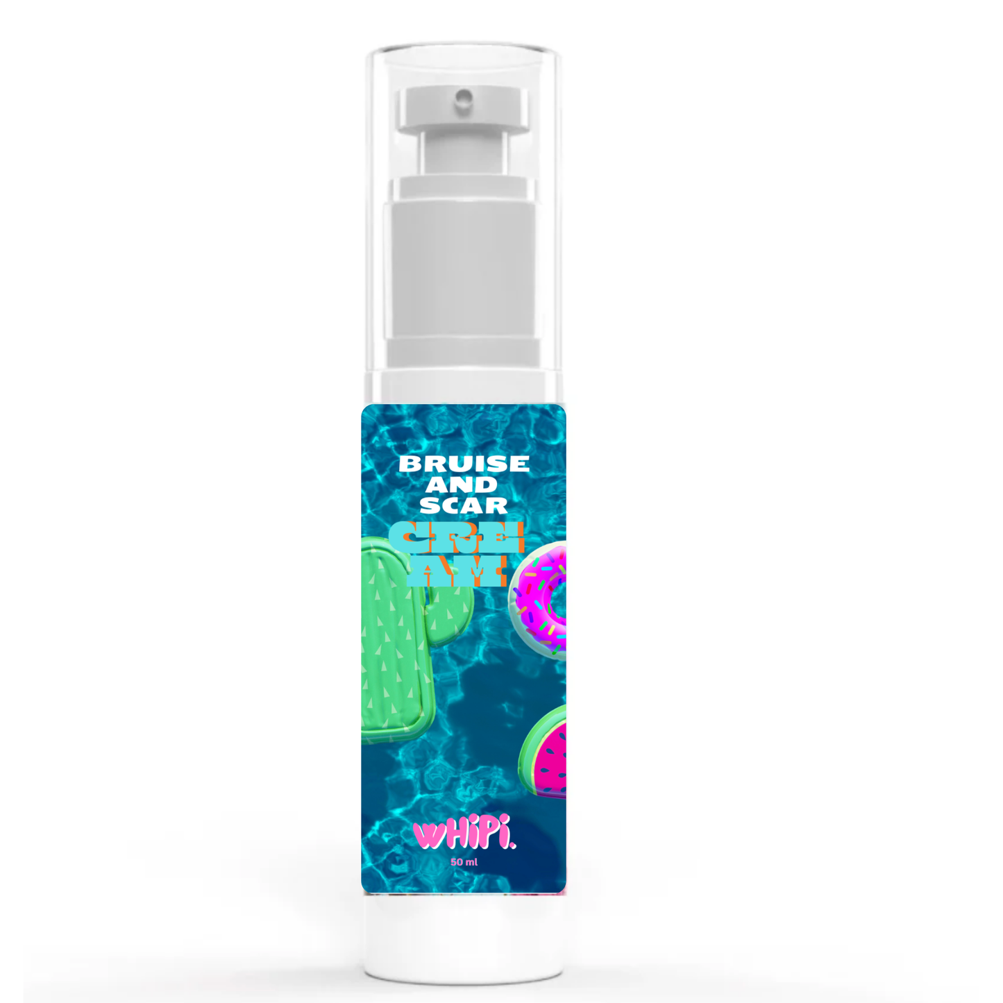 Flip Flops & Floaties Bruise and Scar Cream for smooth, even skin and fading discoloration, promoting confidence and regeneration.