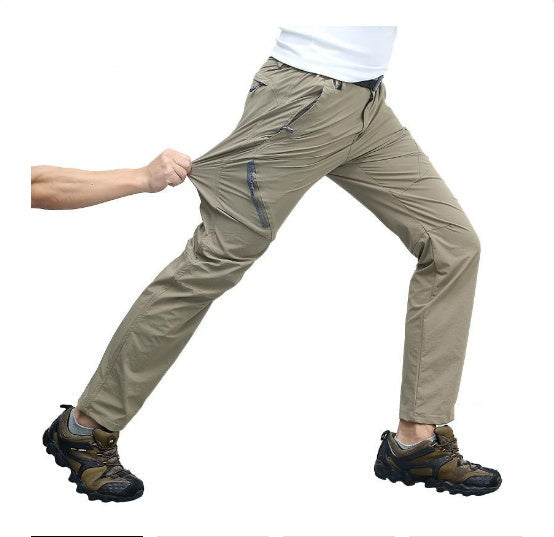 Quick Dry Hiking Pants – Elastic, Lightweight and Breathable Top Rated Hiking Pants shown in action, demonstrating flexibility.