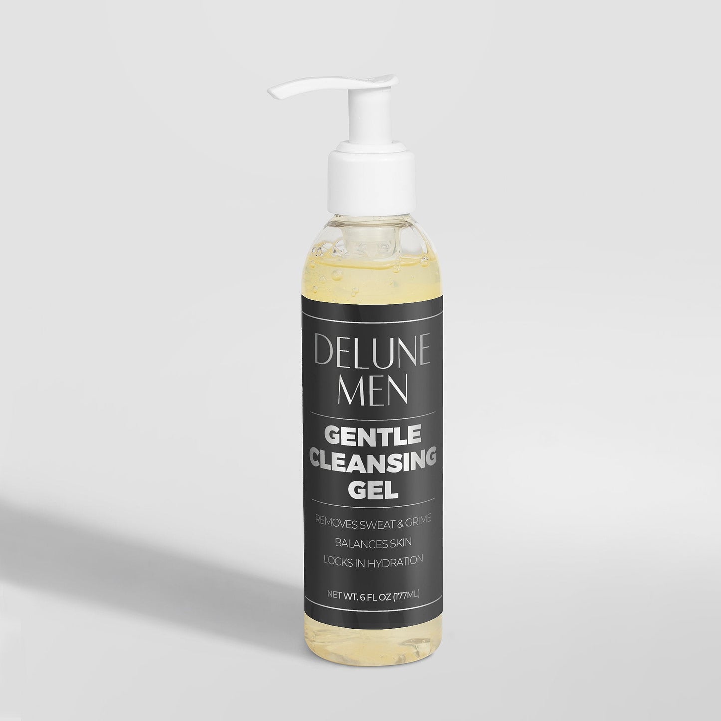 Gentle Cleansing Gel by Delune Men - refreshing, oil-free daily cleanse with fruit hydration complex.