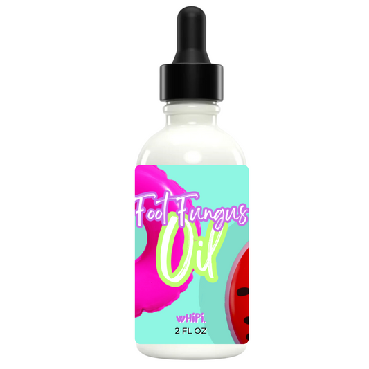 Summer Perfect Pedi Foot Fungus Oil in 2 oz dropper bottle with vibrant design.