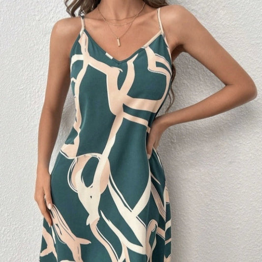 Off-Shoulder Camisole Dress