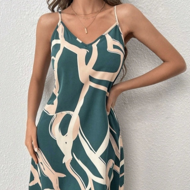 Off-Shoulder Camisole Dress