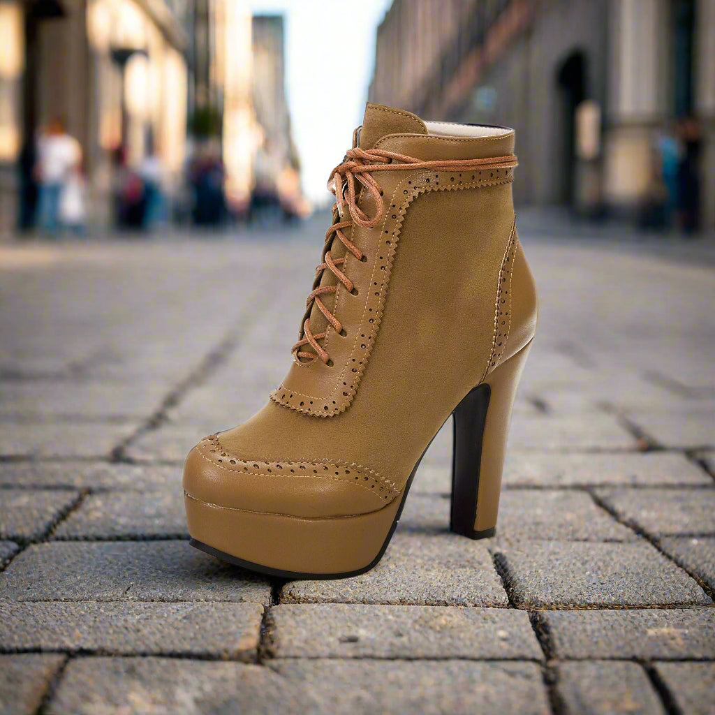 Women’s High Heel Martin Boots