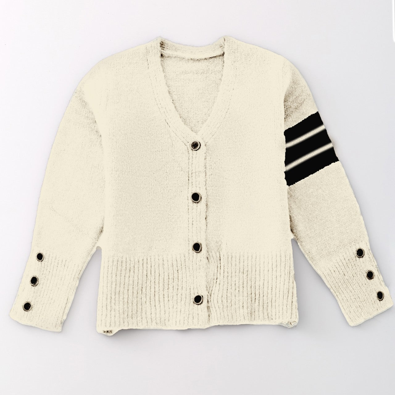 Knit button front cardigan