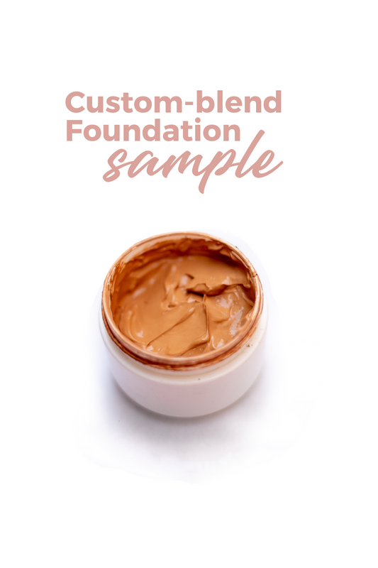 Custom Blend Foundation | SAMPLE - Try our personalized makeup for perfect skin tone match in travel size.