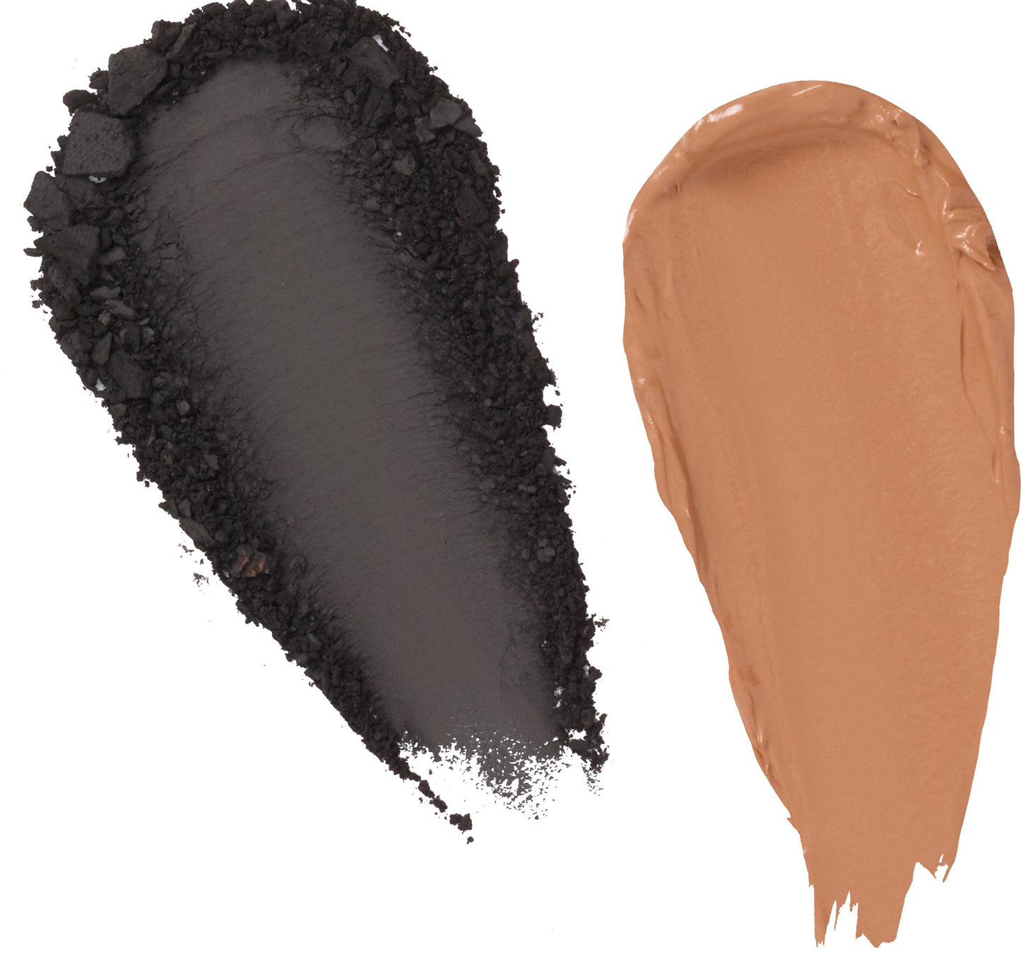 Revelation Brow Duo swatches showing brow powder and sculpting creme for perfect brow definition by LAMIK Beauty.