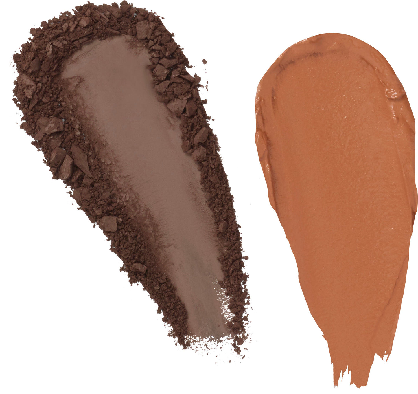Revelation Brow Duo swatches showcasing brow powder and sculpting creme for defining and coloring brows.