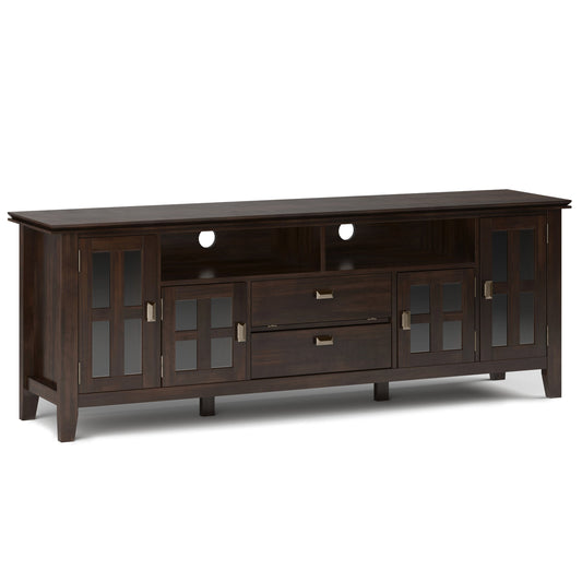 Artisan - 72' TV Media Stand - Tobacco Brown