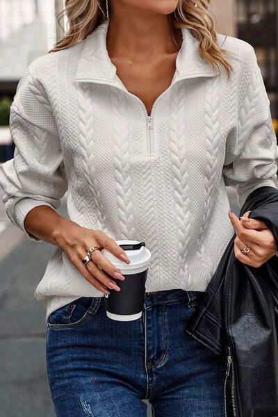 Casual Versatile Pullover Long Sleeve Knit Top for Women