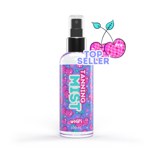 Face Tanning Mist Cherry Picked 100ml spray bottle, top seller