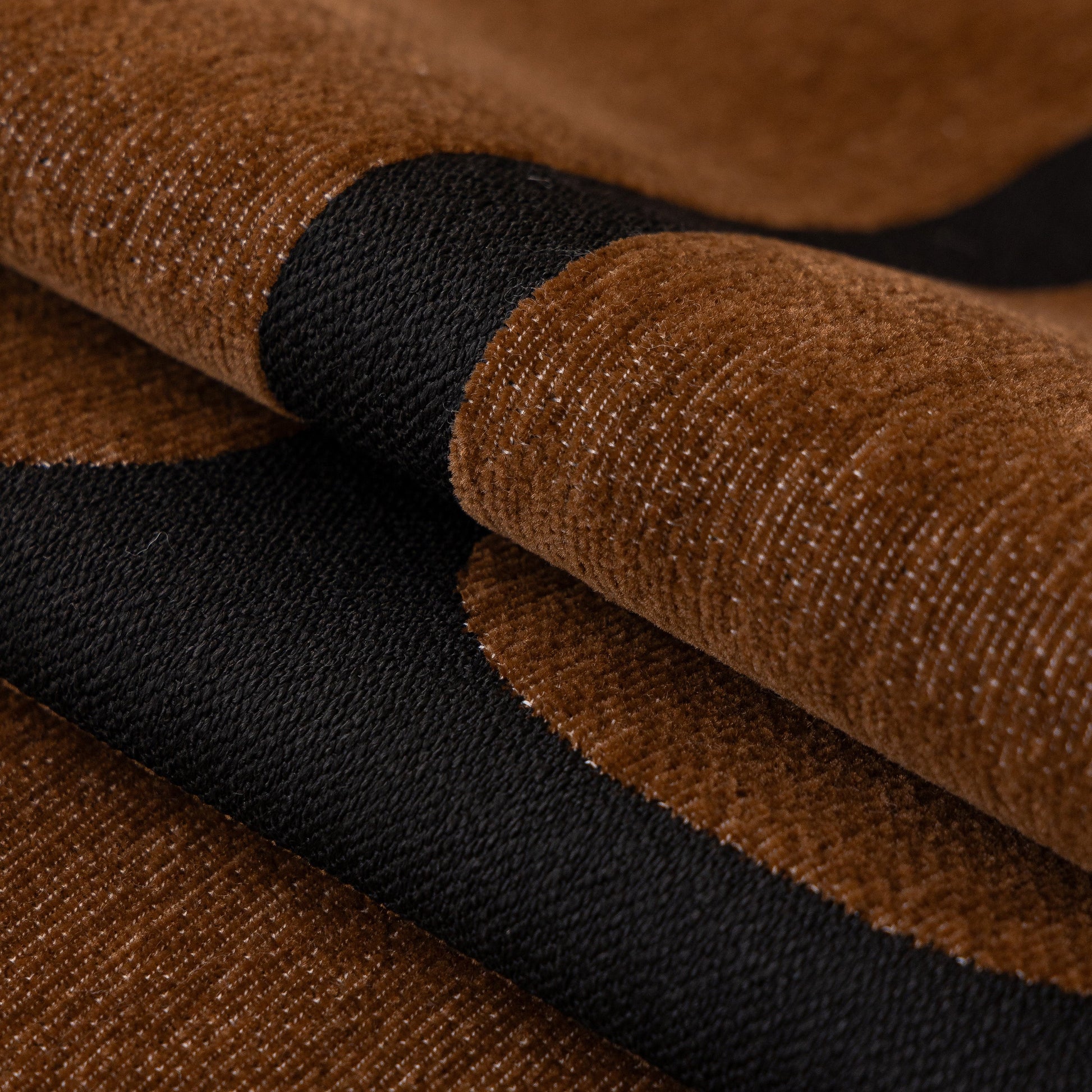 Modern Geometric Sofa Cover Decorative Couch Throw Blanket Furniture Protector with high-quality chenille fabric close-up view
