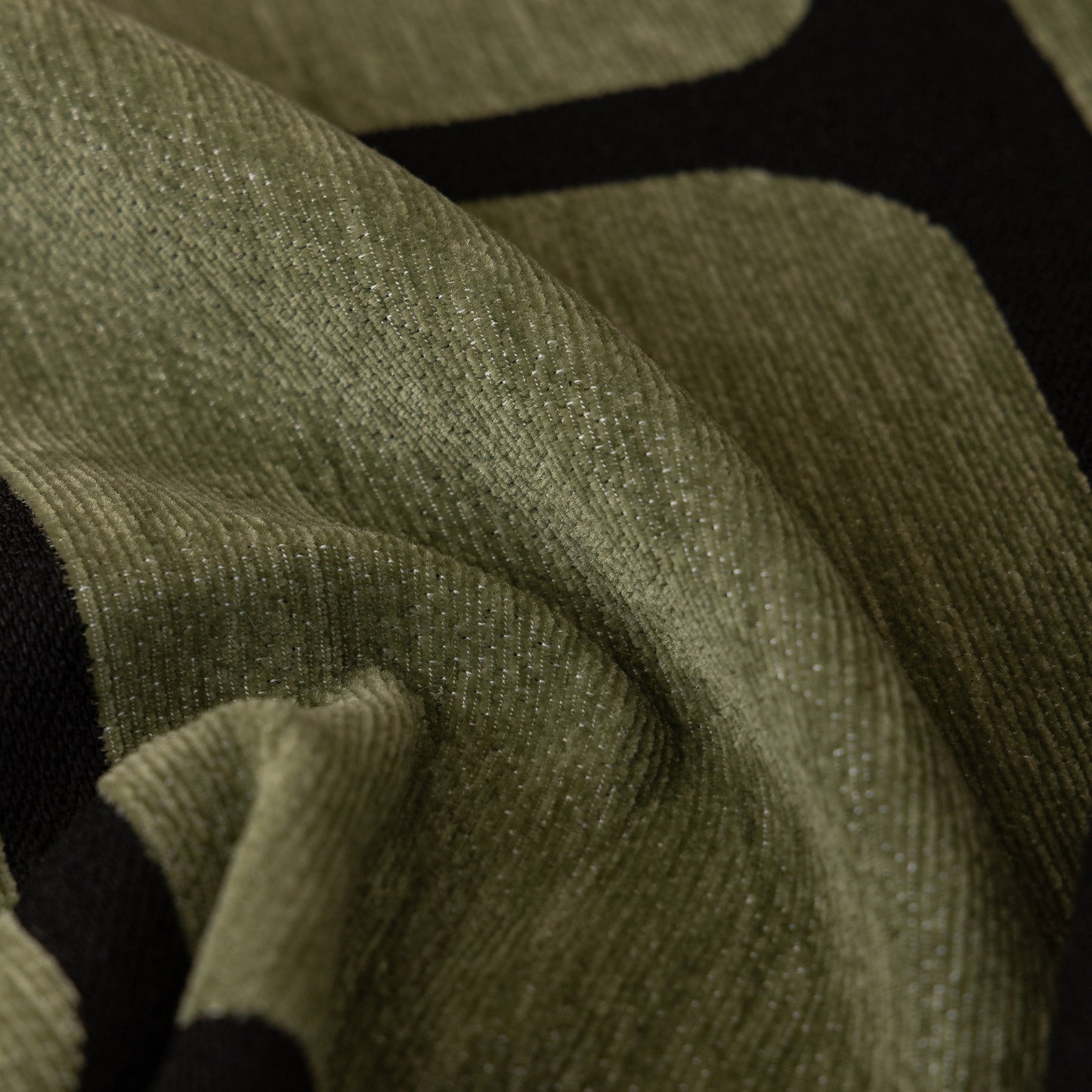 Close-up of Modern Geometric Sofa Cover Decorative Couch Throw Blanket Furniture Protector in chenille fabric with geometric pattern.