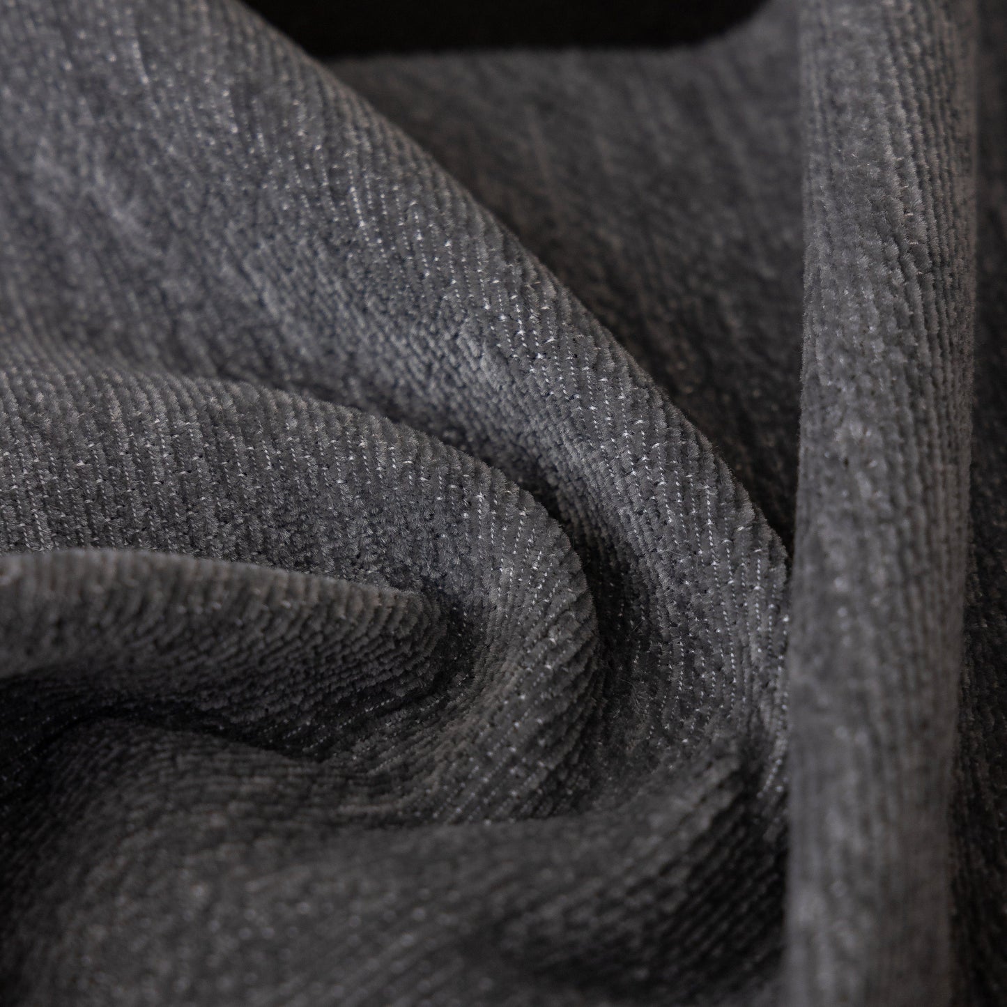 Close-up of high-quality chenille fabric for Modern Geometric Sofa Cover Decorative Couch Throw Blanket Furniture Protector.