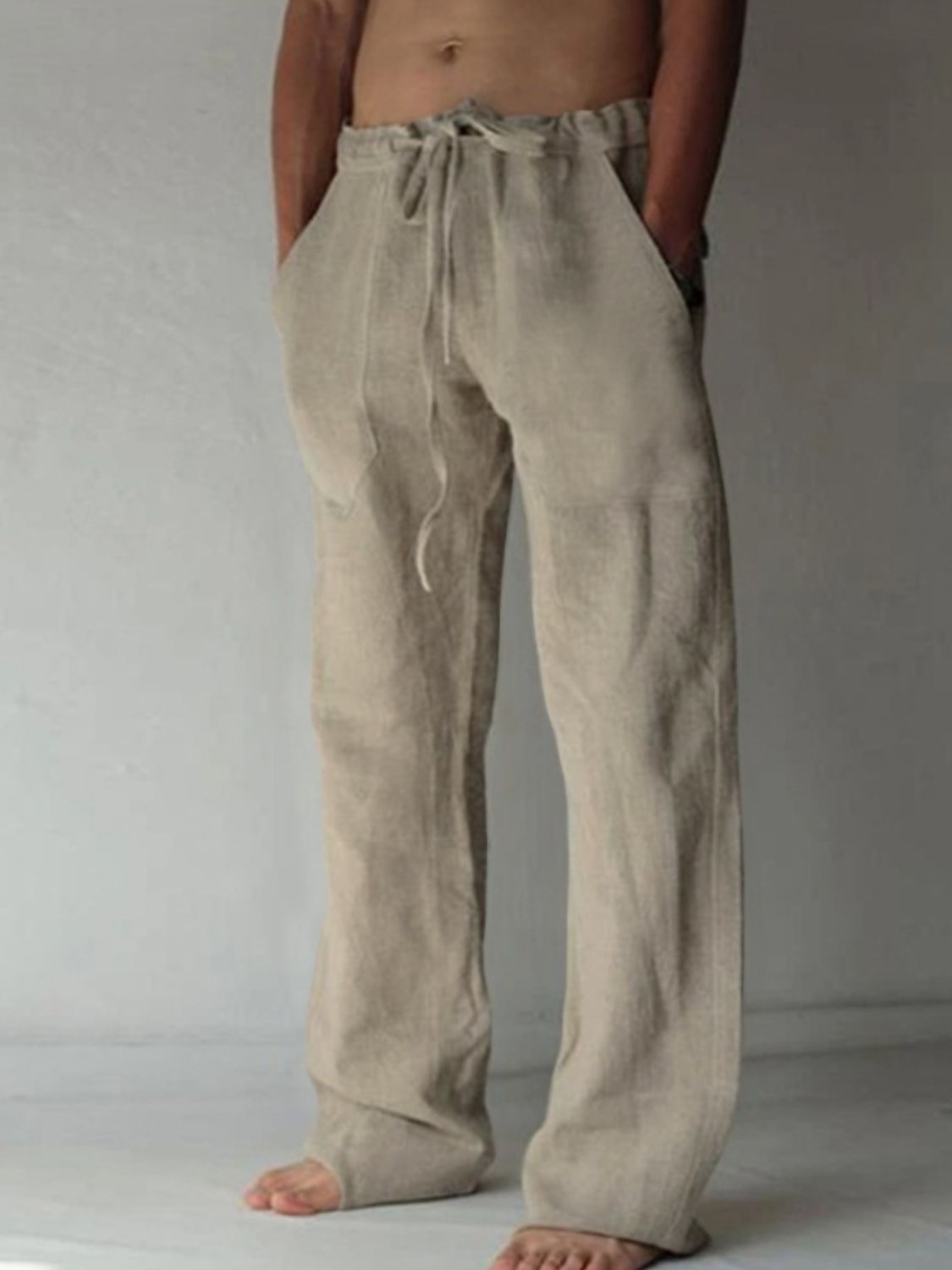 Drawstring Loose Fit Pants