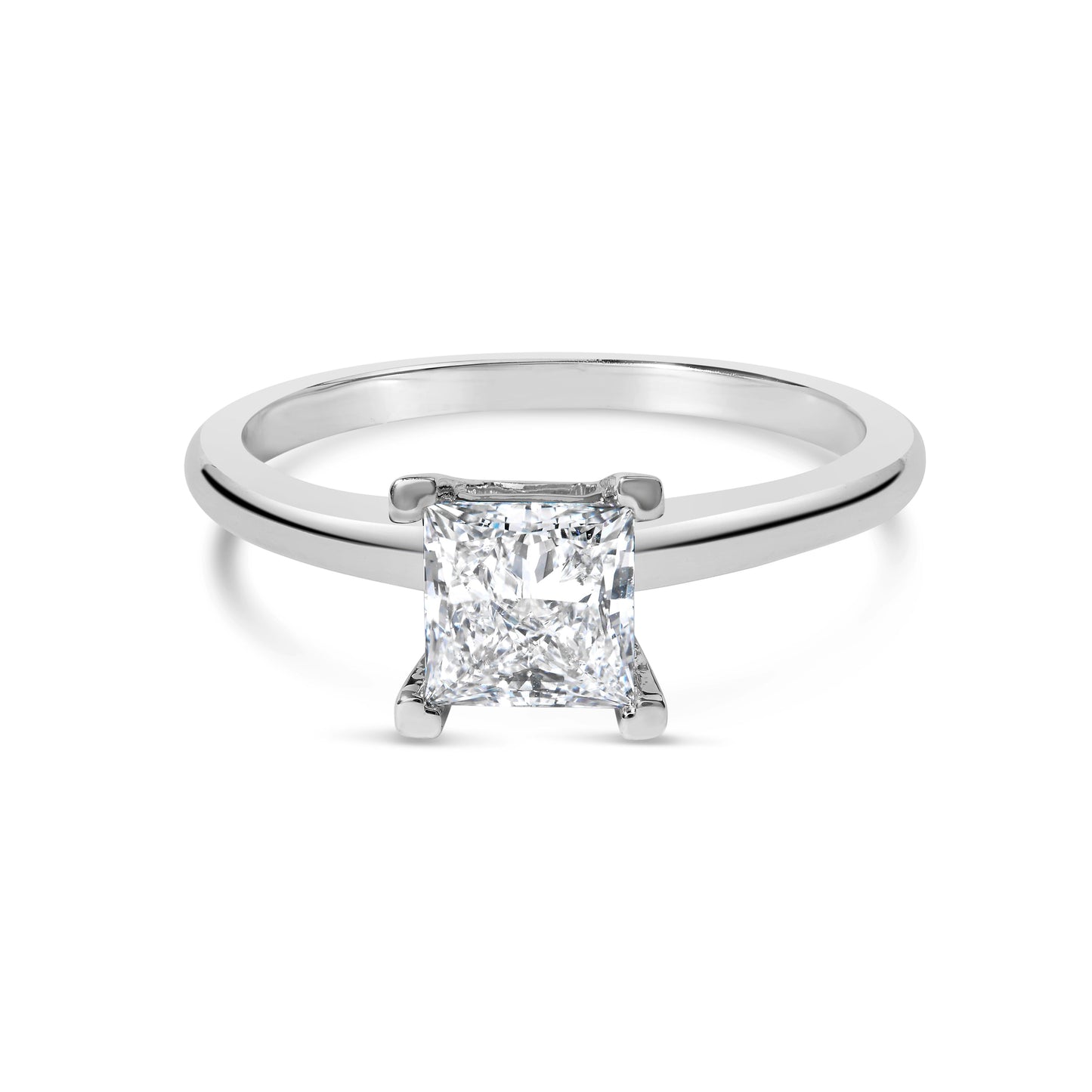 Diamond Solitaire Engagement Ring 
