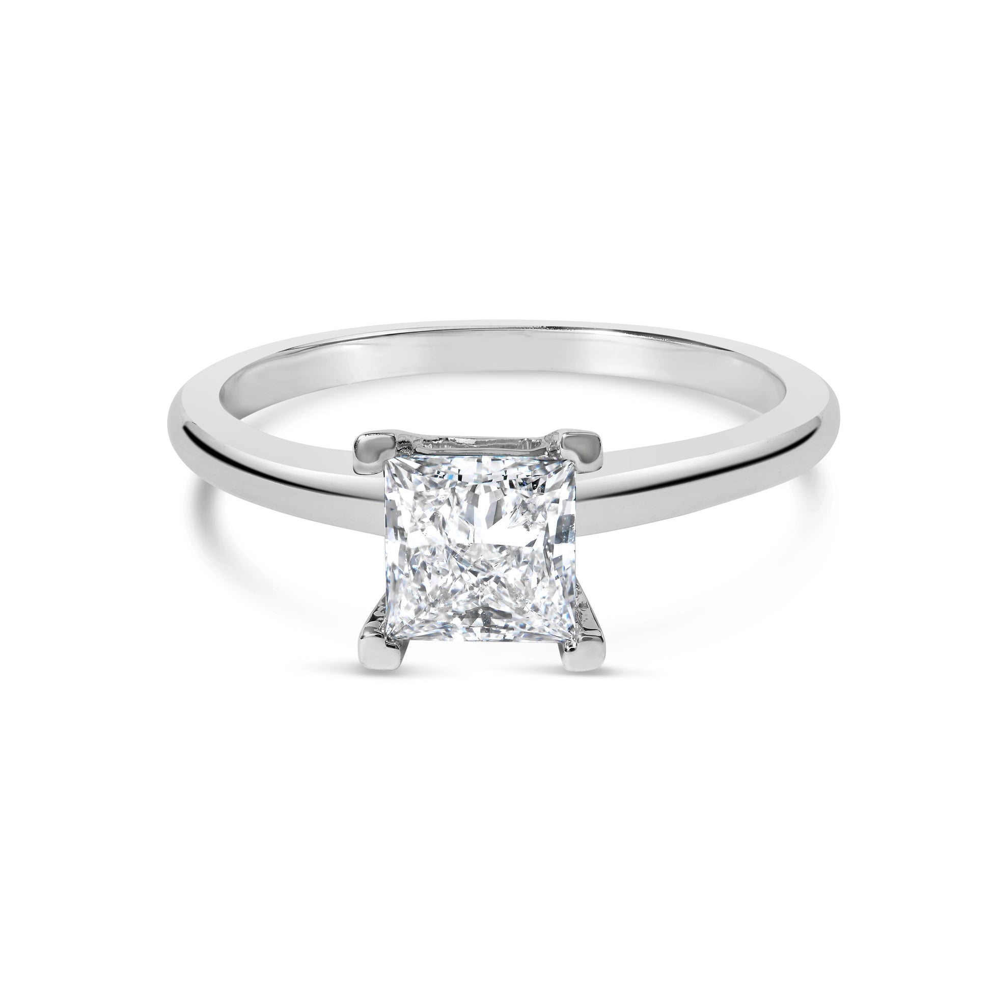 Diamond Solitaire Engagement Ring 