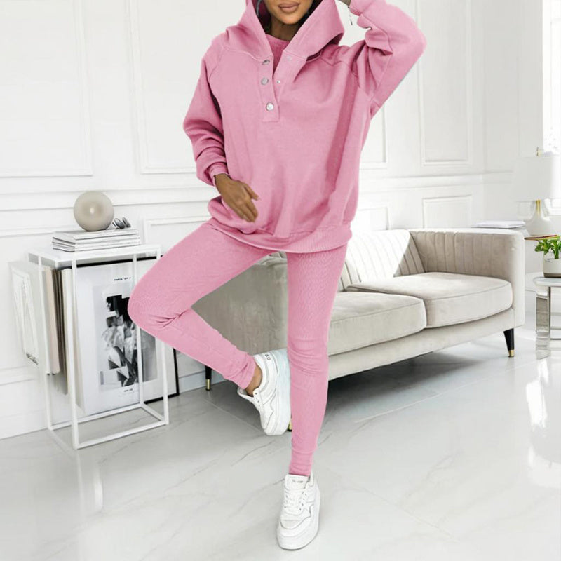 Women’s solid color three piece set