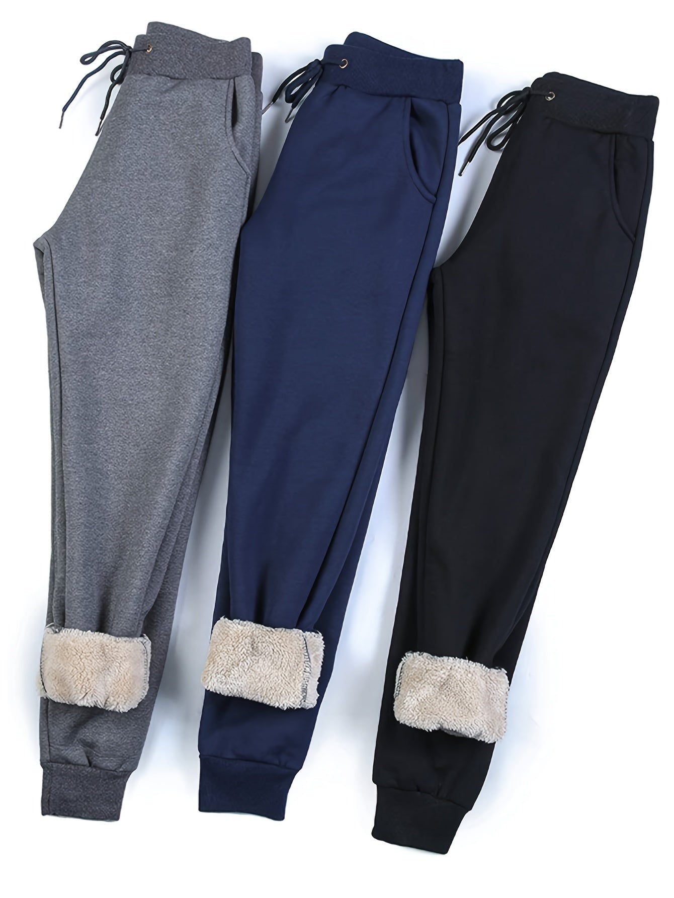 🖤 Women’s Fleece Sweatpants Jogger — Boyfriend Style
